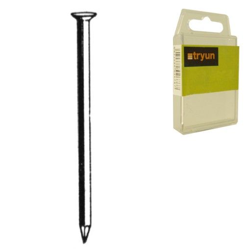 PUNTA ACERO C PLANA ZN C/125 P - 1,15X20 MM