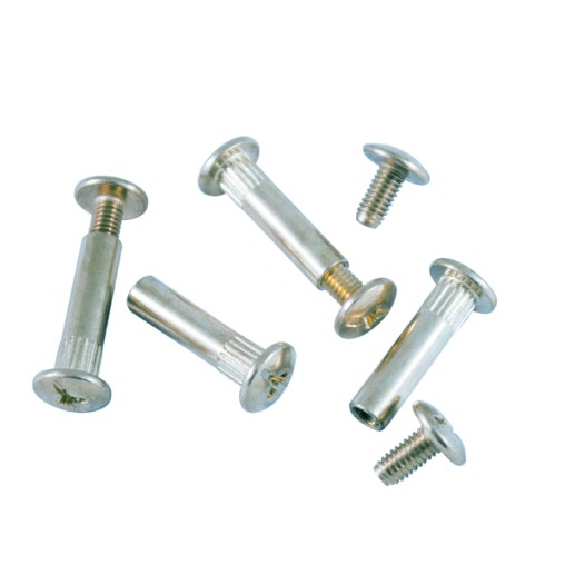 TORNILLO + TUBO NIQUEL BL 4 - 8X40 MM