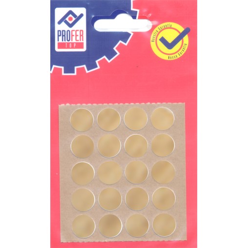 TAPON ADHESIVO ROBLE BL 20 PZ - 13 MM