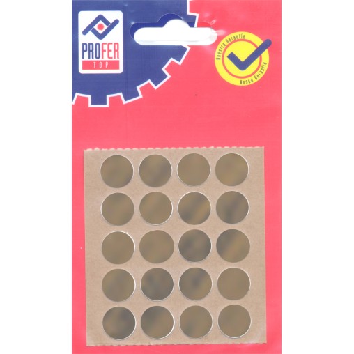 TAPON ADHESIVO NOGAL BL 20 PZ - 13 MM