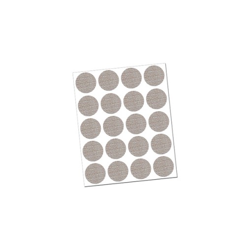 TAPON ADHESIVO TEXTIL OSCURO BL20