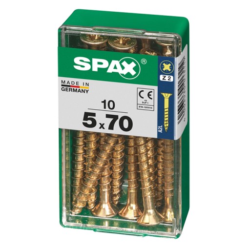 TORNILLO CP YELLOX PZ - 5X70 MM