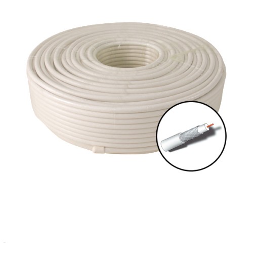 CABLE COAXIAL CU+AL - R/100 M