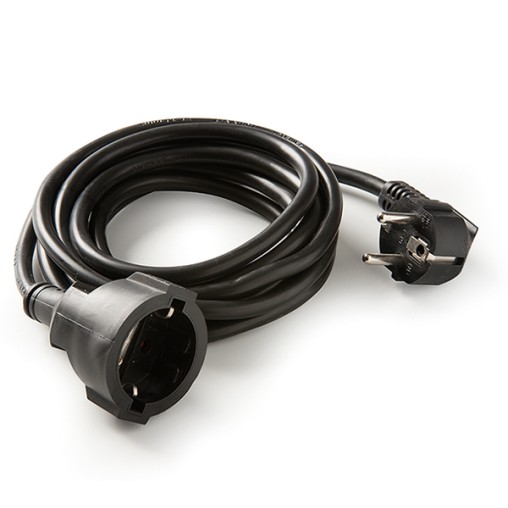 PROLONGADOR CABLE NEGRO 3G1.5 16A - 3 M