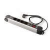 BASE MULTIPLE 4T +2USB ALUMINI