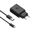CARGADOR RED QC3.0 USB-A +CABLE USB-C 1M - 20 W