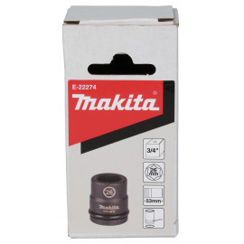 E-22274 Vaso de impacto 26 x 53 mm, 3/4" Cuadradillo