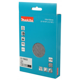 D-78922 Lija malla Delta 100 x 150 mm, A240, paquete de 10 unidades