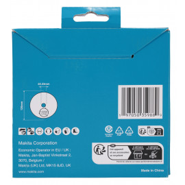 D-80226 Disco de diamante 125 x 22,23 mm, Banda continua