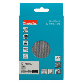 D-78807 Lija malla 80x130A-240 10u