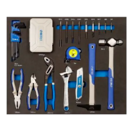 Carro de 7 cajones con 208 herramientas Irimo 8066K7FF208