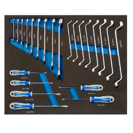 Carro de 7 cajones con 208 herramientas Irimo 8066K7FF208