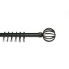 BARRA METAL EXT KIT NEVADA NEGR - 125-245 CM