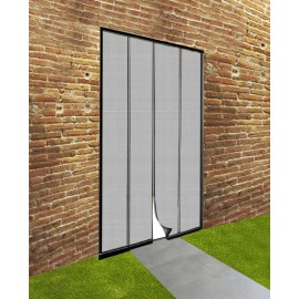 MOSQUITERA LAMAS NEGRA - 220X100 CM