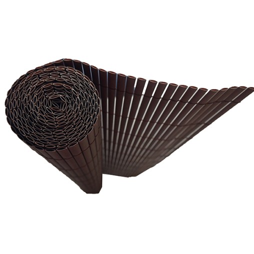 CAÑIZO PVC DOBLE MARRON