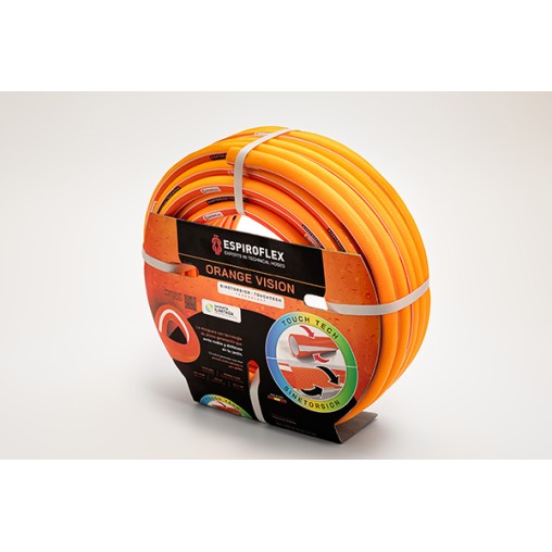 KIT MANGUERA VISION ORANGE 5/8 CON LANZA