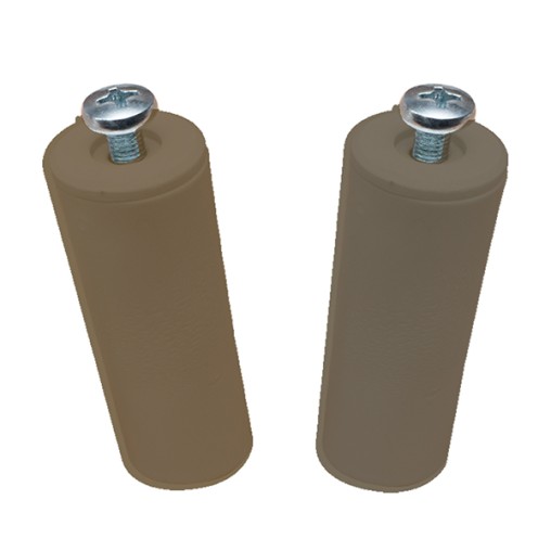 TOPE PERSIANA C/TORNI. MARRON BL2 - 40MM