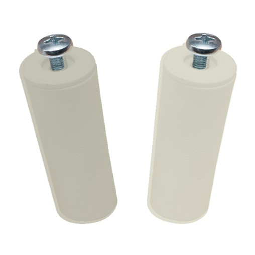 TOPE PERSIANA C/TORNI. MARFIL BL2 - 40MM