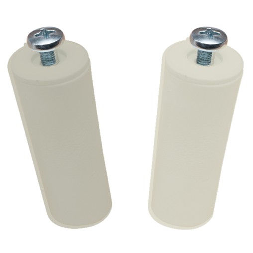 TOPE PERSIANA C/TORNI. MARFIL BL2 - 60MM