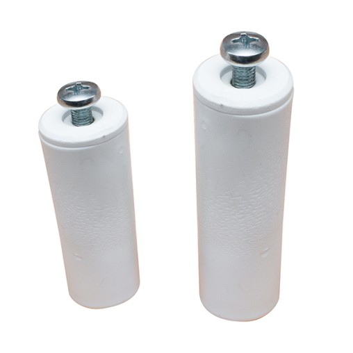 TOPE PERSIANA C/TORNI. BLANCO - 60MM