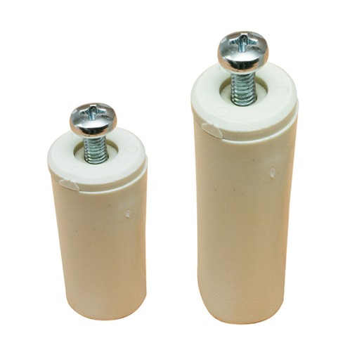 TOPE PERSIANA C/TORNI. MARFIL - 60MM