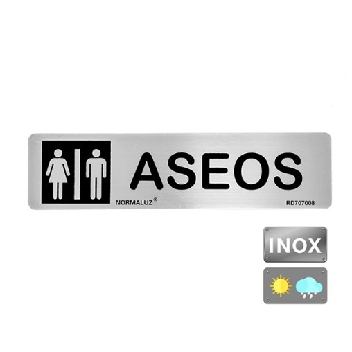 SEÑAL INOX ASEOS
