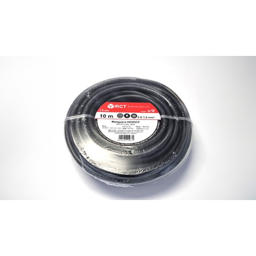 CABLE MANGUERA NEGRA H05VV-F CPR R100 - 2X1