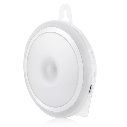 LUZ LED REDONDA SENSOR MOVIMIENTO USB - 100X40X120
