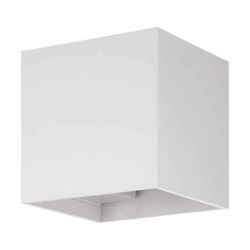 APLIQUE LED CUADRADO BLANCO "BARCAROLA-E" - 100X40X120
