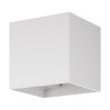 APLIQUE LED CUADRADO BLANCO "BARCAROLA-E" - 100X40X120