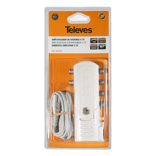 AMPLIFICADOR ANTENA TV 4 SALID 5G