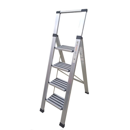 ESCALERA DOMESTICA ALU 4 PELDAÑOS - 100X40X120