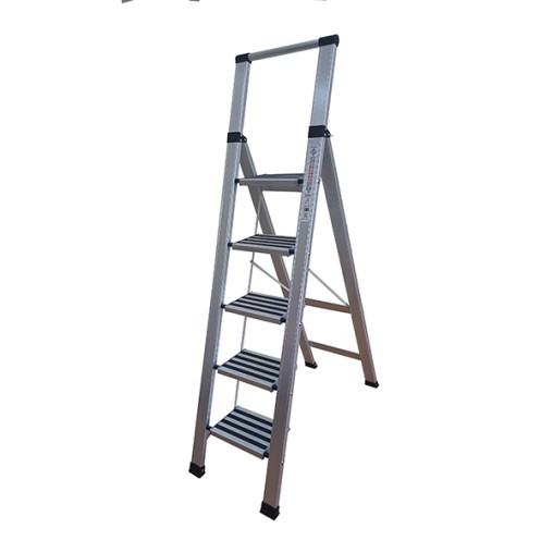 ESCALERA DOMESTICA ALU 5 PELDAÑOS - 100X40X120