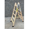 ESCALERA MADERA PLANO 4 PELDAÑOS