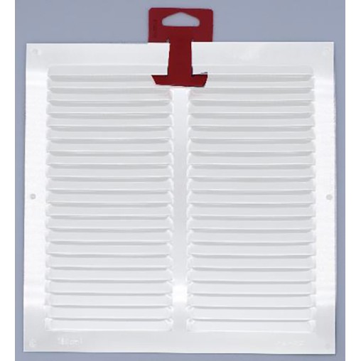  REJILLA 0,8 MM CON MOSQ LACADO BLANCO CON GANCHO