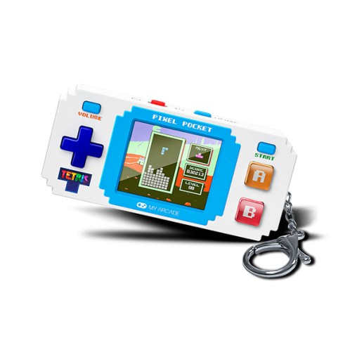 PIXEL POCKET TETRIS MINI PORTABLE - 100X40X120