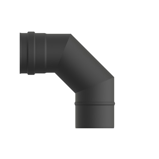 CODO ESTUFA VITRIFICADO MATE PELLET 90 - 100 MM