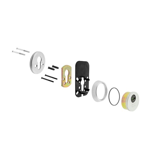 ESCUDO ALTA SEGURIDAD E700L CROMO MATE