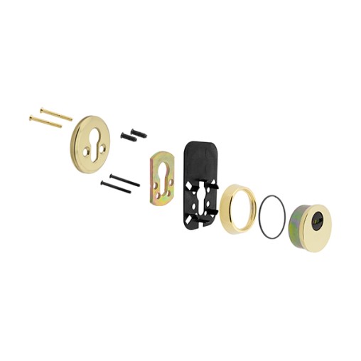 ESCUDO ALTA SEGURIDAD E700L LATON MATE