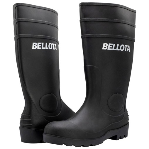 BOTA AGUA PVC PUNT+PLANT S5 NEGRO