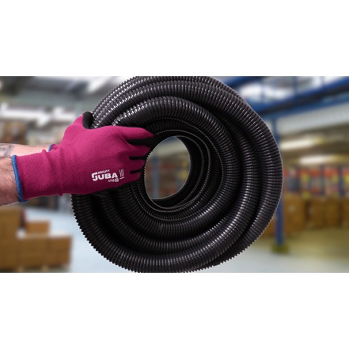 (10 u.) GUANTE NYLON NITRILO ROJO