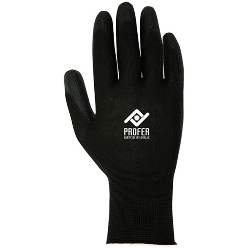  GUANTE PU NEGRO B/6