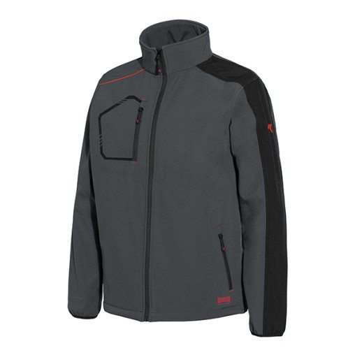  CHAQUETA SOFTSHELL KIND GRIS