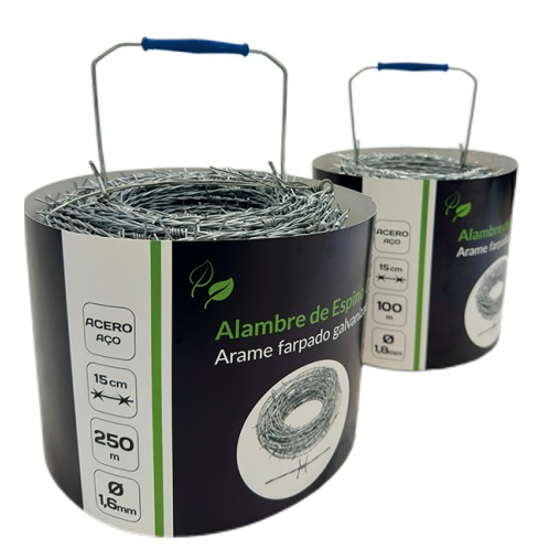 ALAMBRE ESPINO 15 CM R/250