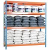 ESTANTERIA 4 ALTURAS AZUL/NARANJA 600KILOS - 20X15X60