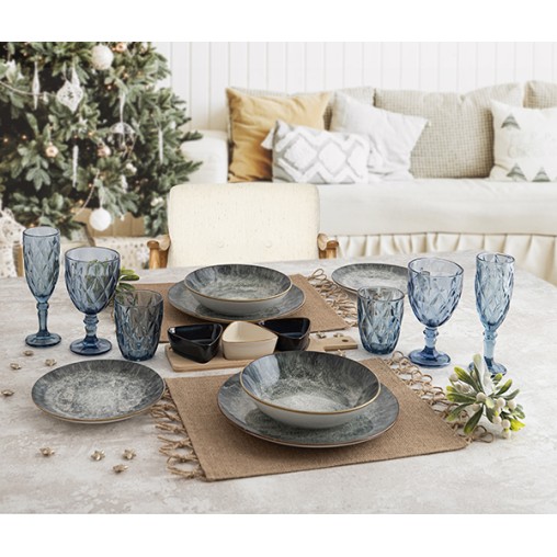  COPA CAVA CRISTAL MAIA AZUL PACK-6