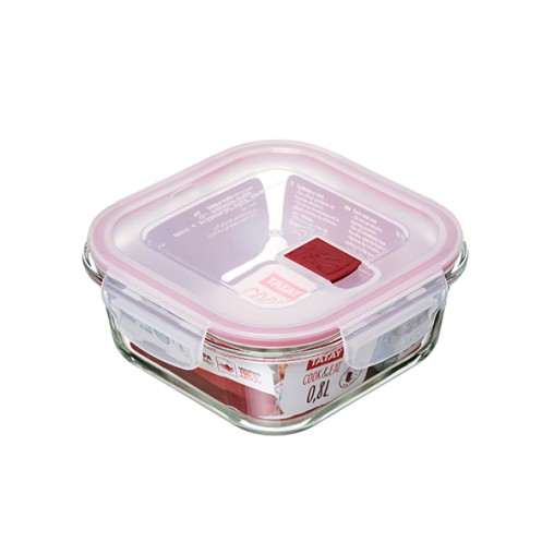 HERMETICO COOK&EAT VIDRIO CUADRADO
