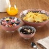ENSALADERA PORCELANA ROSA SET-6