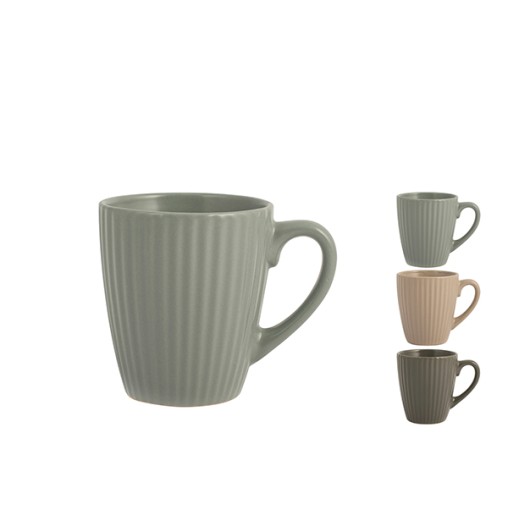 TAZA CAFE/TE GRES COUNTRYSIDE SURTIDA - 21 CL