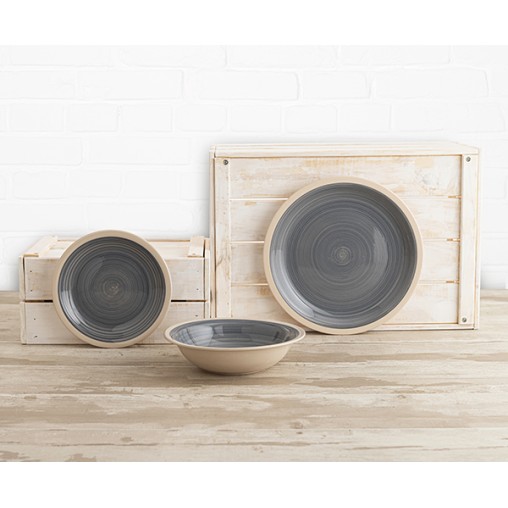 VAJILLA CERAMICA GREY BALTIC